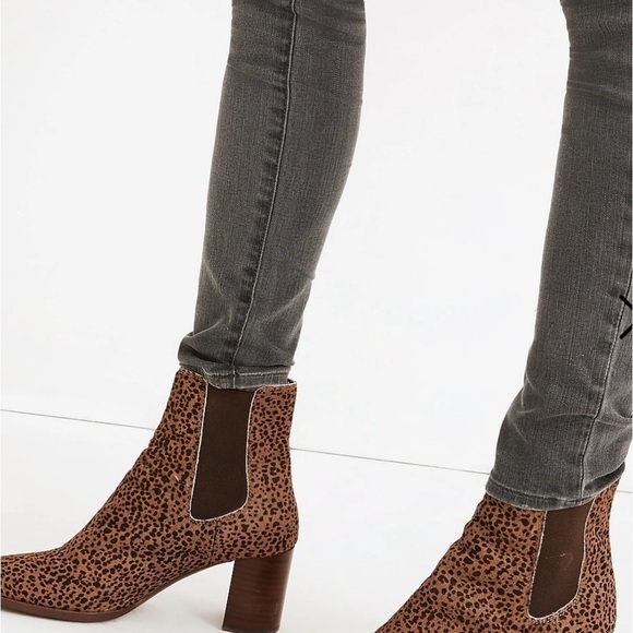 Madewell Laura Chelsea Boot is Spotted Calf Hair - Picture 6 of 10